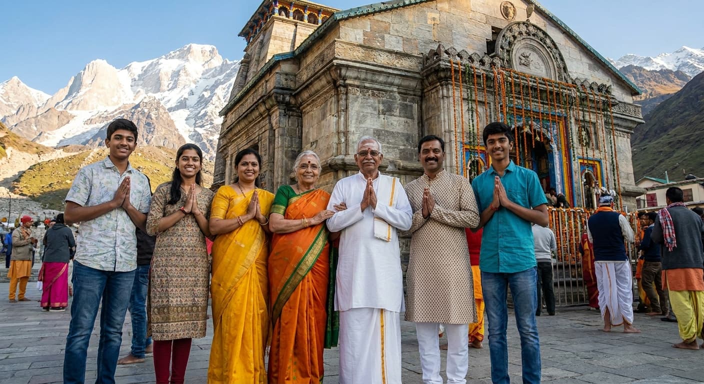 Families on Char Dham Yatra with Shubhayatra Holidays